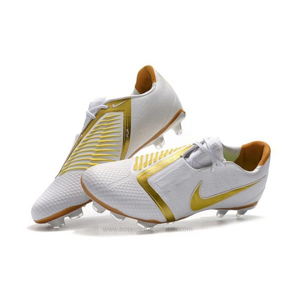 Nike Phantom Venom Elite FG Blanco Oro